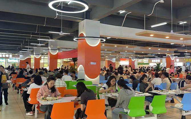 職校高校食堂圖片