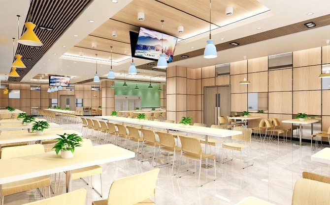 單位食堂環境圖片