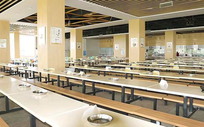 企業食堂高檔裝修圖片