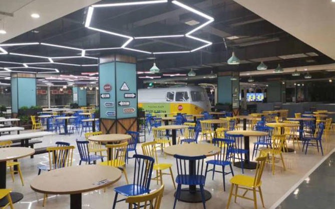 企業(yè)食堂高級裝修環(huán)境圖片