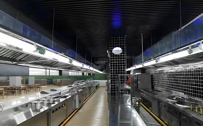 當地低價食堂承包商廚房設備環境圖片